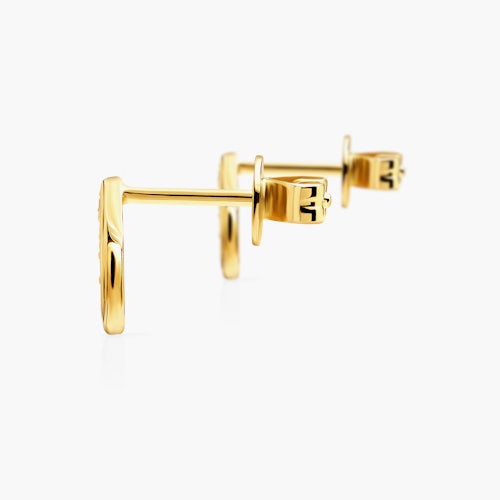 Kolczyki łezki Savicki: złote, diamenty